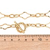 11MM 304 Stainless Steel Cross Link Chain Necklaces with OT Clasps for Men Women NJEW-P355-01C-G-5