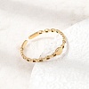 304 Stainless Steel Cuff Open Rings SA-CBAD22F-01G-B-4