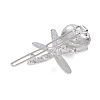 Shell & Starfish Alloy Hair Barrettes AJEW-A056-03C-P-3