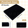 Velvet Necklace Display Organizer Trays NDIS-WH20007-02B-2