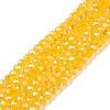 Electroplate Glass Beads Strands EGLA-A044-T2mm-B05-1