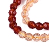 Transparent Glass Beads Strands GLAA-N074-01A-18-4