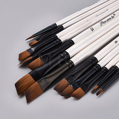 Wood Handle Paint Brushes Set TOOL-L006-05-1