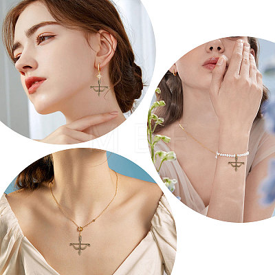 100Pcs Tibetan Style Alloy Pendants FIND-CA0010-59AB-1