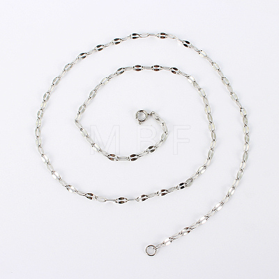 304 Stainless Steel Chain Necklaces MAK-N016-20P-1