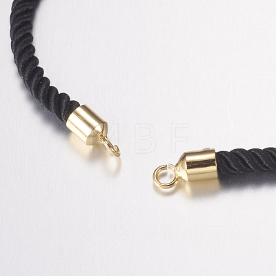 Nylon Twisted Cord Bracelet Making MAK-F019-04G-1