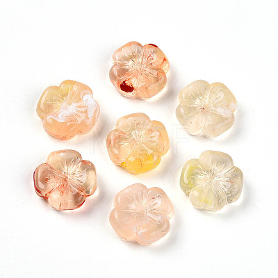 Transparent Acrylic Beads TACR-T028-40E-1