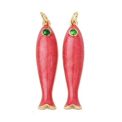 Brass Pendants KK-D019-29C-G-1