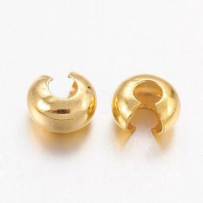 Brass Crimp Beads Covers LS-X-KK-H289-NFG-NF-1