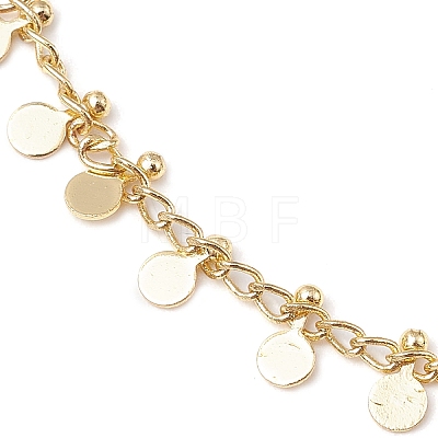 Handmade Brass Curb Chains & Cable Chains Slider Bracelets BJEW-JB11812-01-1