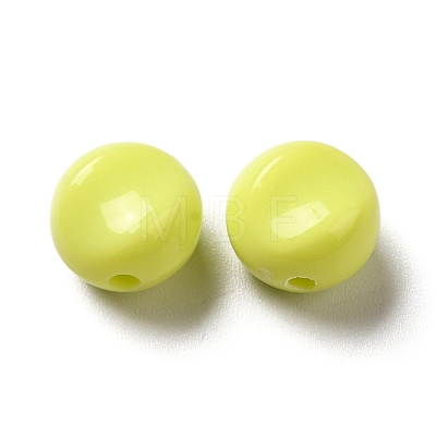 Opaque Acrylic Beads OACR-L013-003J-1