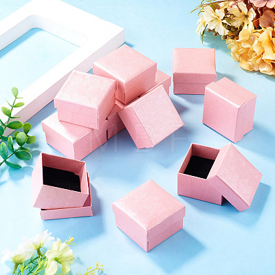 Shell Textured Paper Jewelry Ring Storage Gift Boxes CON-TAC0014-15D-1