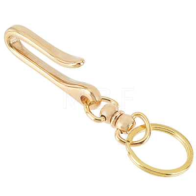   1Pc Brass Keychain swivel Clasps KK-PH0004-99-1