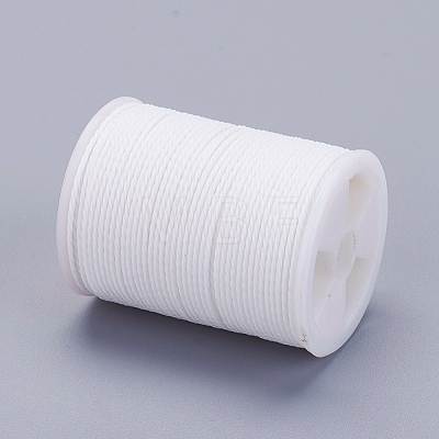 Round Waxed Polyester Cord X-YC-G006-01-1.0mm-02-1