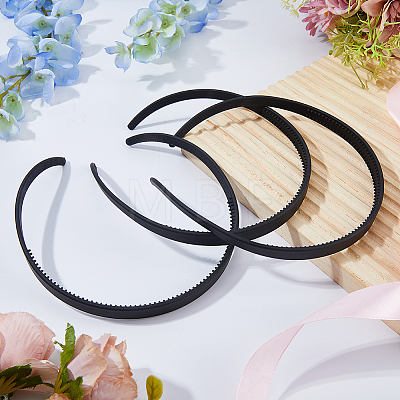 Plastic Hair Band Findings FIND-WH0149-18A-1
