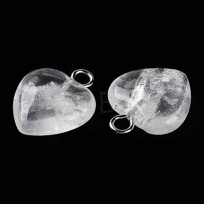 Natural Quartz Crystal Pendants G-E603-01P-10-1