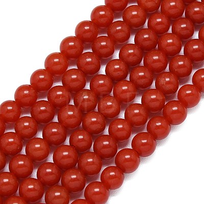 Natural Malaysia Jade Beads Strands G-B165-C10-6mm-1