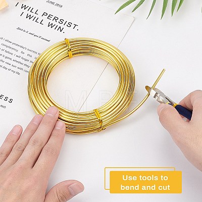 DIY Wire Wrapped Jewelry Kits DIY-BC0011-81G-04-1