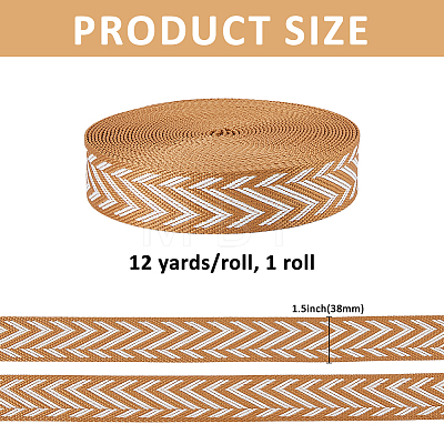 12 Yards Arrows Polyester Ribbon OCOR-PH0008-13A-1