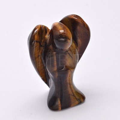 Angel Nautral Tiger Eye Home Display Decorations DJEW-L009A-09-1