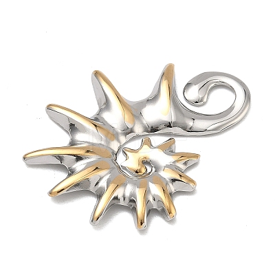 Two Tone 304 Stainless Steel Pendants LS-STAS-K322-18E-GP-1