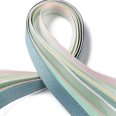 18 Yards 6 Styles Polyester Ribbon SRIB-Q022-F02-1