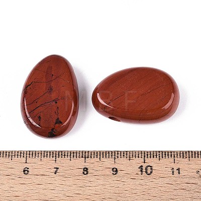 Natural Red Jasper Pendants G-N349-08I-1