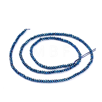 Electroplate Glass Beads Strands EGLA-F149-FP-05-1