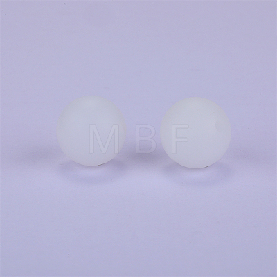 Round Silicone Focal Beads SI-JX0046A-31-1