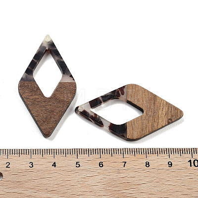 Walnut Wood with Resin Pendants FIND-Z050-01B-1