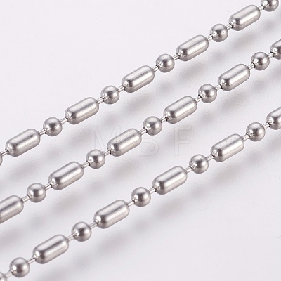 304 Stainless Steel Ball Chains CHS-F003-08P-A-1
