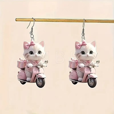 Acrylic Dangle Earrings FS-WG257D2-01-1