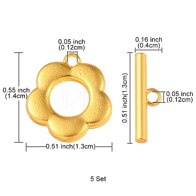 Alloy Toggle Clasps FIND-YW0002-23MG-1
