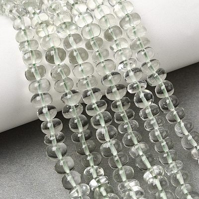 Natural Green Quartz Beads Strands G-D099-01E-1