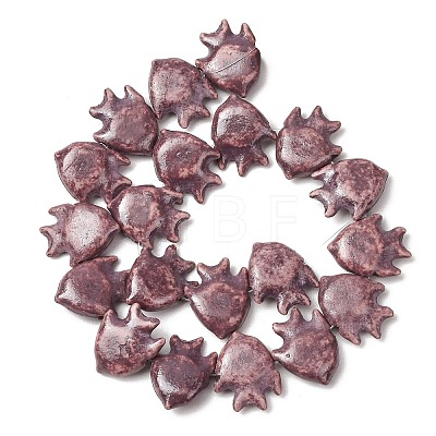 Vintage Handmade Porcelain Beads Strands PR-CBAA37B-02C-1