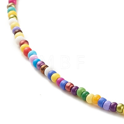 Glass Seed Beaded Necklace X-NJEW-JN03825-01-1