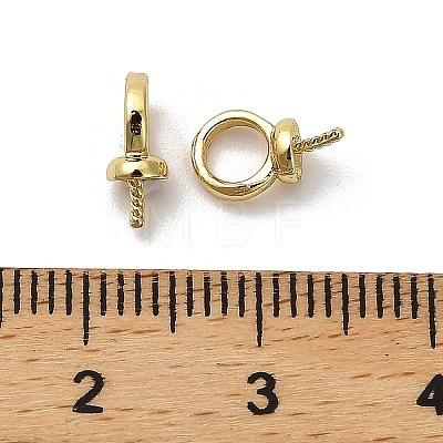 Rack Plating Brass Pendant Bails KK-S397-22G-1