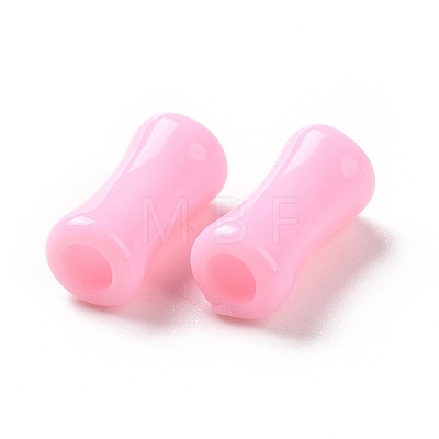 Opaque Acrylic Beads OACR-E015-01E-1