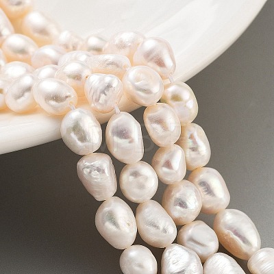 Natural Cultured Freshwater Pearl Beads Strands PEAR-P062-29A-1