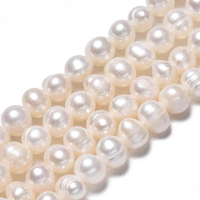 Natural Cultured Freshwater Pearl Beads Strands PEAR-N013-06B-1