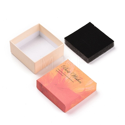 Two Tone Cardboard Jewelry Packaging Boxes CON-B007-04B-1