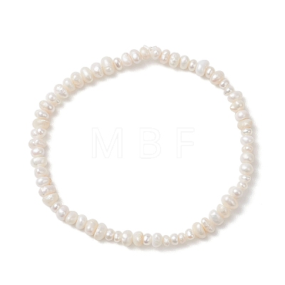 Natural Cultured Freshwater Pearl Beads Stretch Bracelets for Women BJEW-JB13068-1