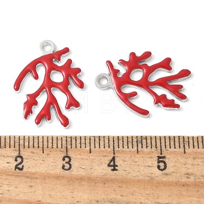 Alloy Enamel Pendants PALLOY-E775-01B-1