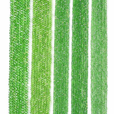 Electroplate Glass Beads Strands EGLA-A044-T3mm-B11-1