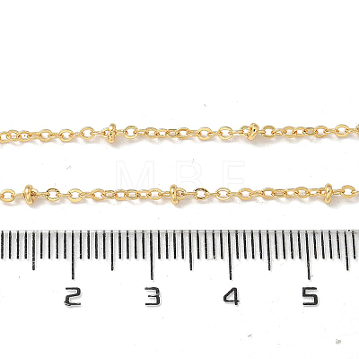 2mm Rack Plating Brass Satellite Chain Necklaces for Women Men MAK-L044-11G-1