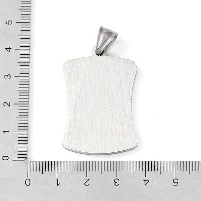 304 Stainless Steel Pendants STAS-O008-01L-1