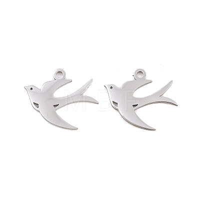 304 Stainless Steel Charms STAS-E521-07P-06-1