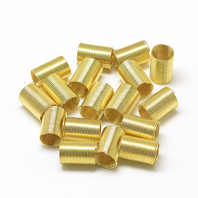 Plated Iron Spring Beads IFIN-S696-93G-1