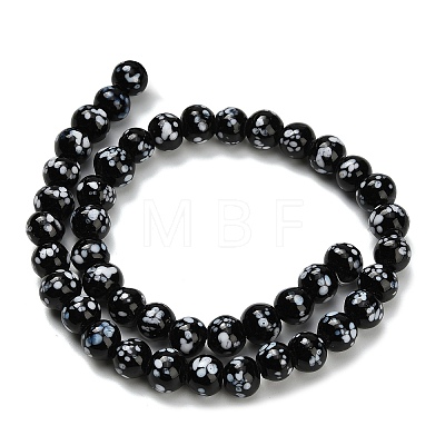 Handmade Lampwork Beads Strands LAMP-H071-01B-06-1