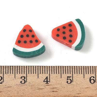Fruit & Vegetable Theme Handmade Polymer Clay Beads CLAY-F006-02I-1